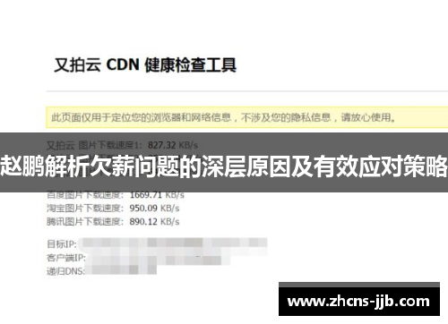 赵鹏解析欠薪问题的深层原因及有效应对策略