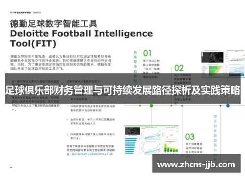 足球俱乐部财务管理与可持续发展路径探析及实践策略